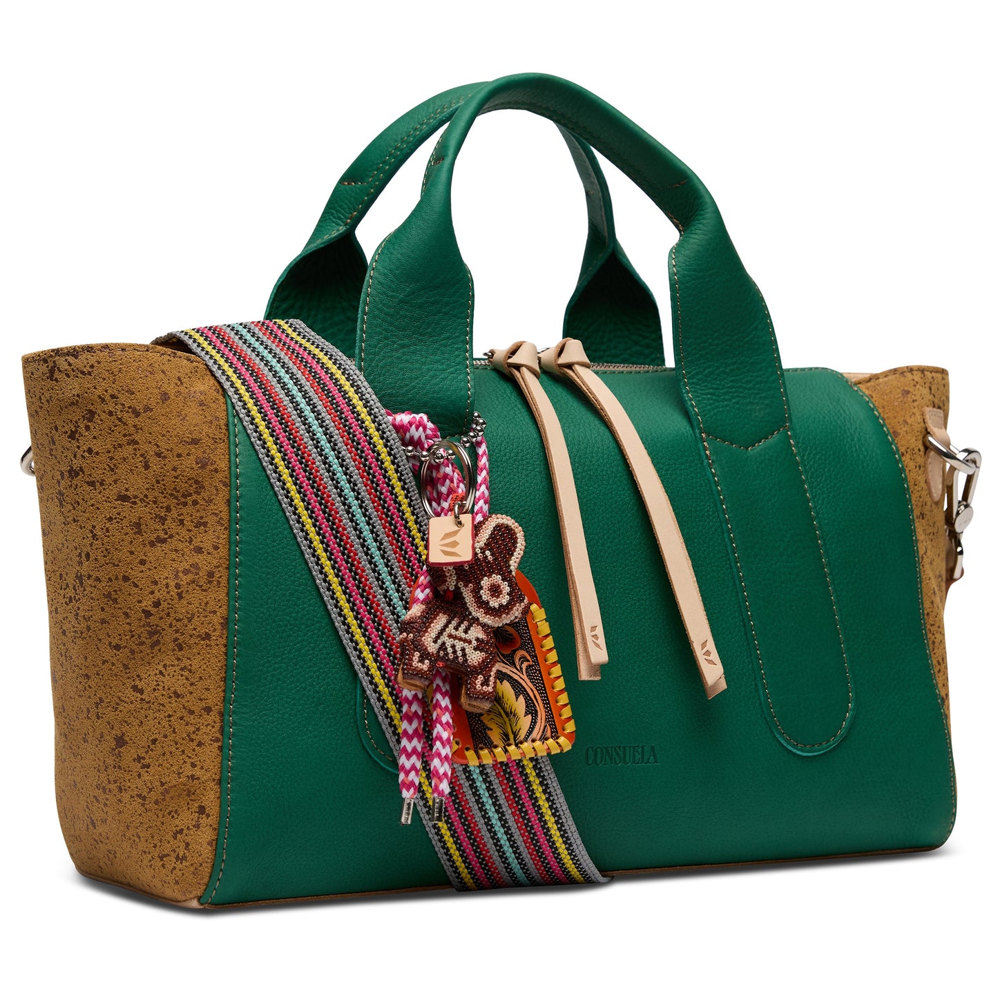 Consuela Crossbody Bag - Teal City Satchel