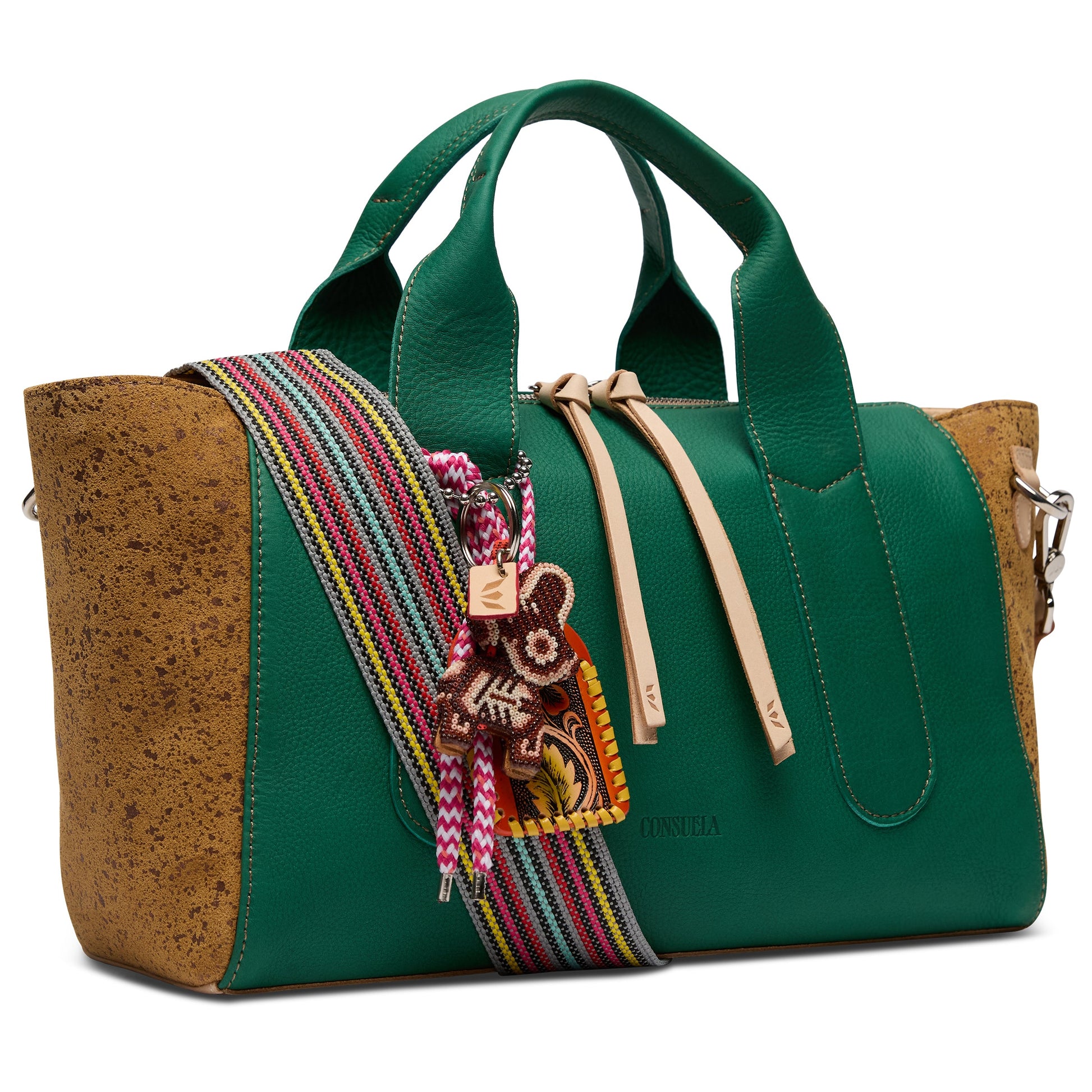 Consuela Crossbody Bag - Teal City Satchel