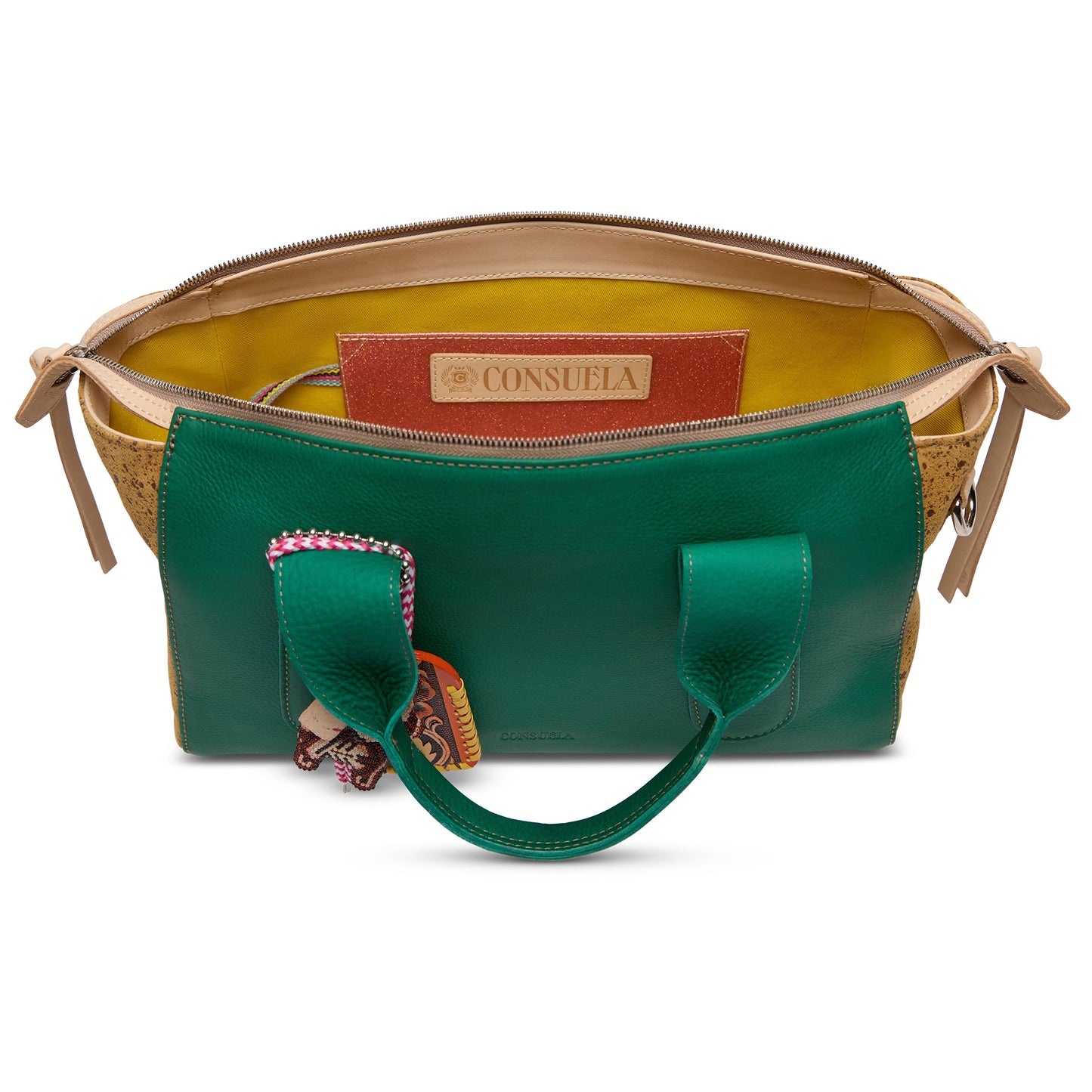 Consuela Crossbody Bag - Teal City Satchel