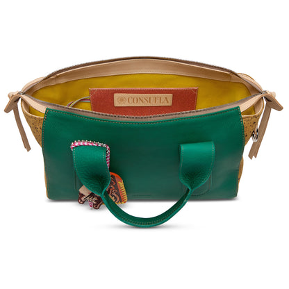 Consuela Crossbody Bag - Teal City Satchel