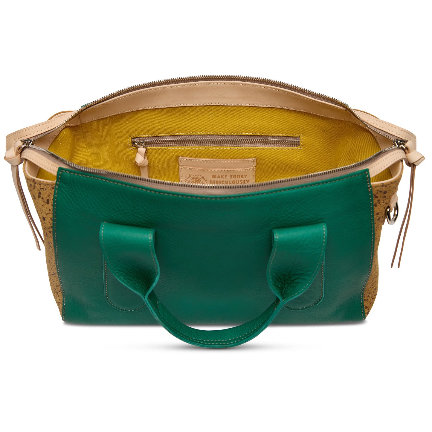 Consuela Crossbody Bag - Teal City Satchel