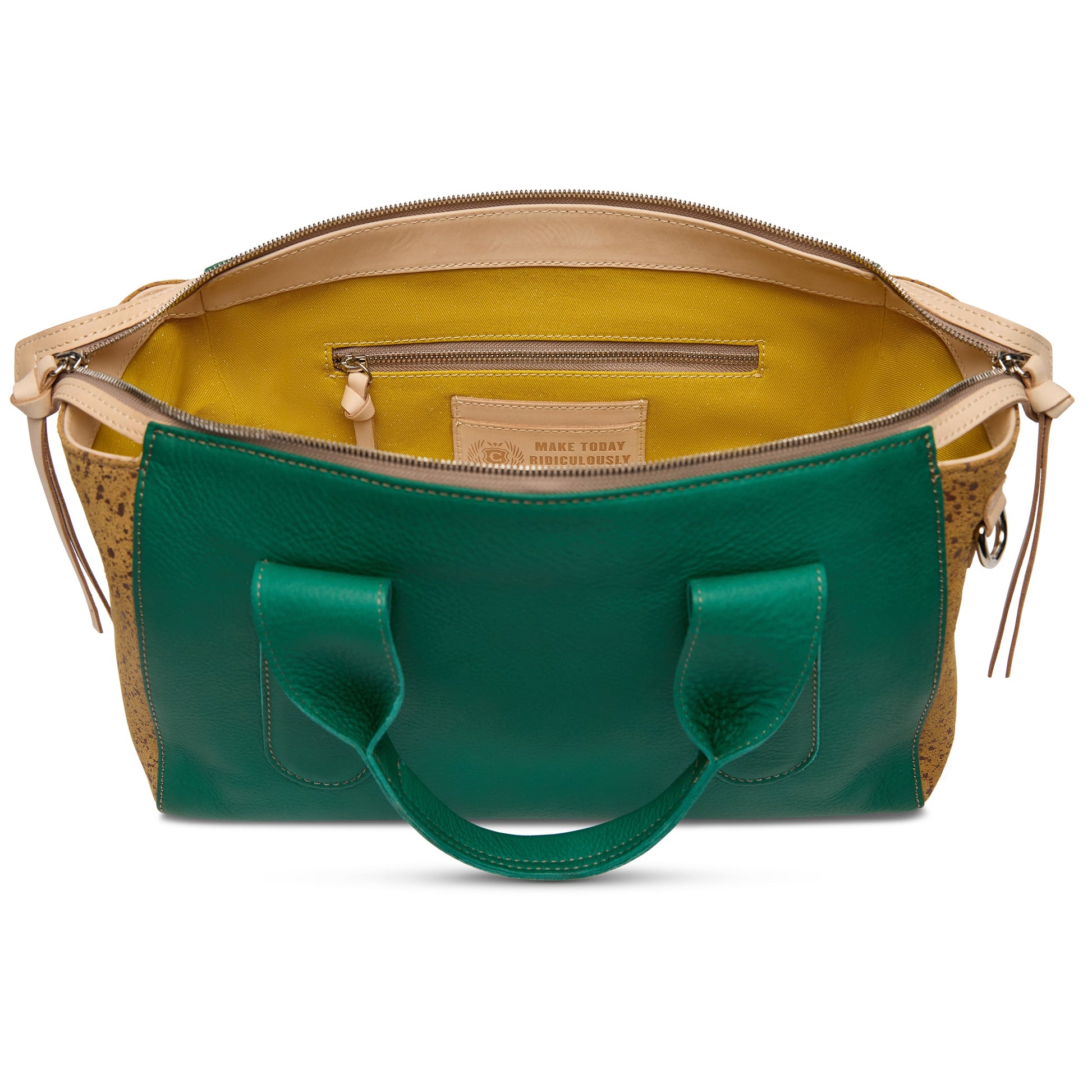 Consuela Crossbody Bag - Teal City Satchel