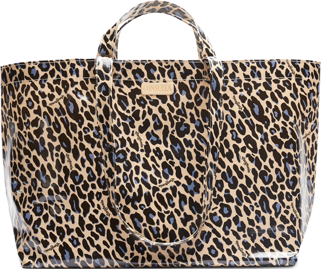 Consuela Blue Jag Jumbo Bag  Totes & Accessories - Austin, Texas