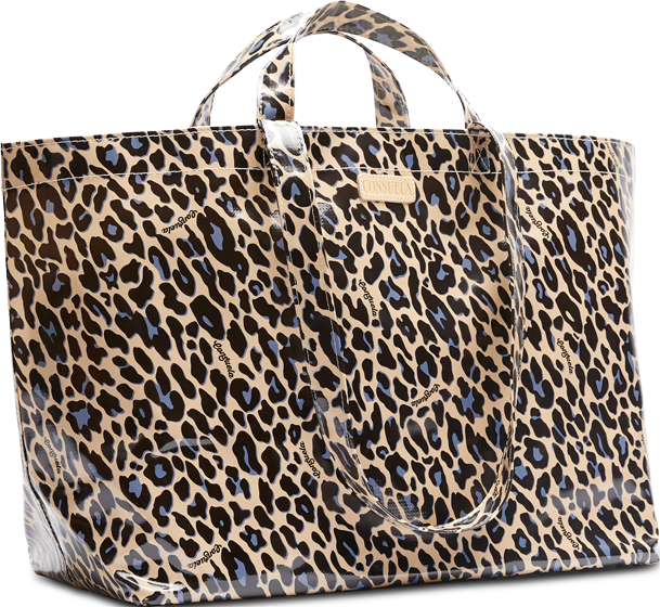 Consuela Blue Jag Jumbo Bag  Totes & Accessories - Austin, Texas