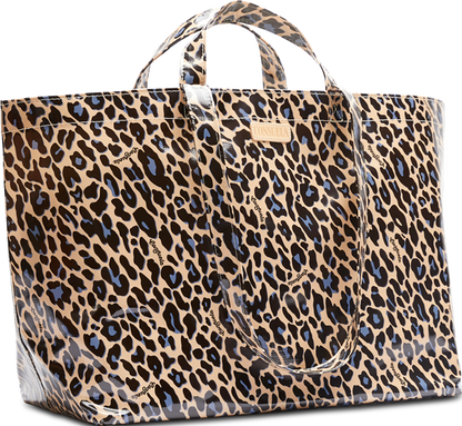 Consuela Blue Jag Jumbo Bag  Totes & Accessories - Austin, Texas