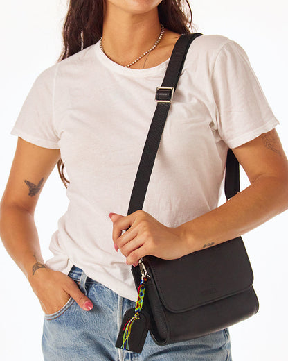 Consuela Bag Strap - Evie Slim Leather Crossbody