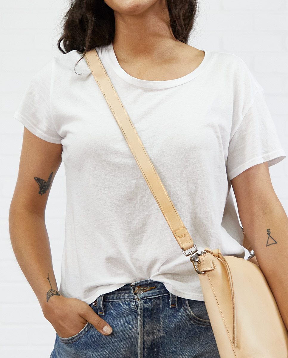Consuela Bag Strap - Diego Slim Leather Crossbody