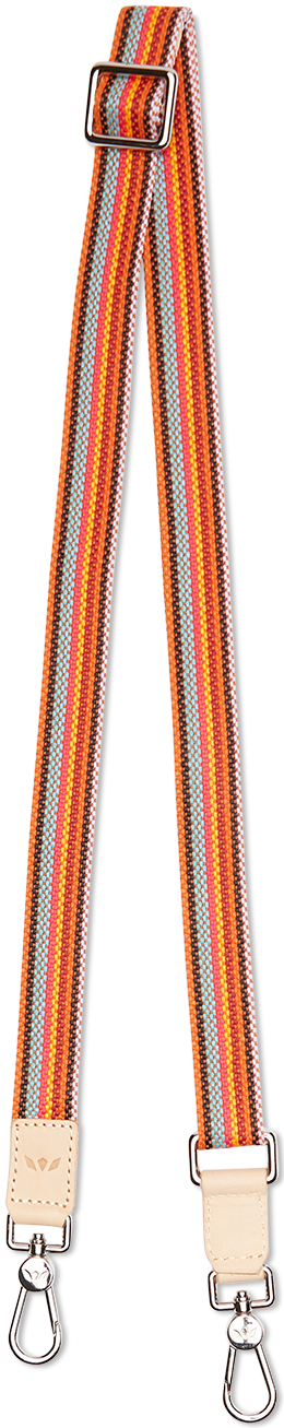 Consuela Orange Slim Webbing Crossbody Strap
 – Consuela
