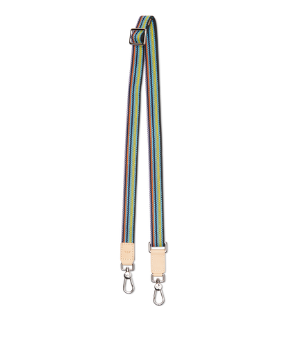 Consuela Black Slim Webbing Crossbody Strap
 – Consuela