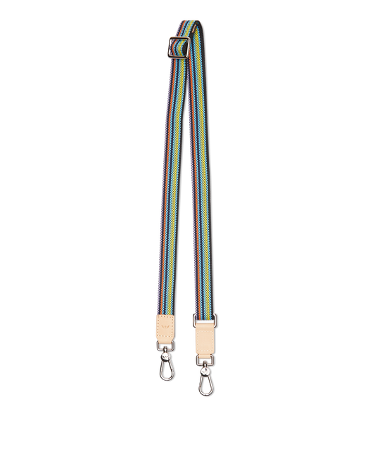 Consuela Black Slim Webbing Crossbody Strap
 – Consuela