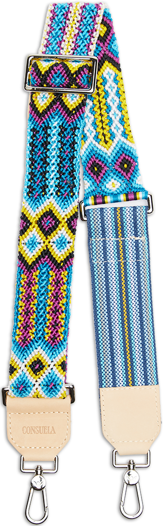 Consuela Bag Strap - Blueberry Woven Crossbody