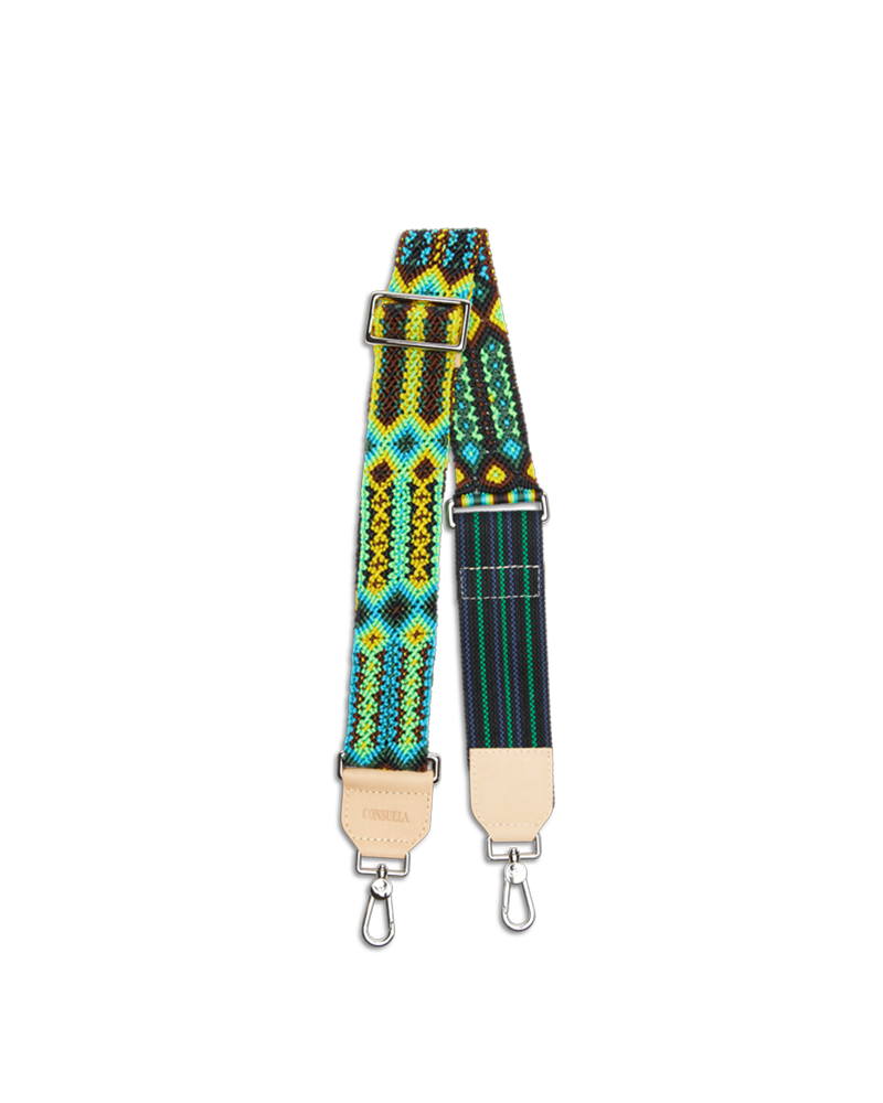 Consuela Bag Strap - Kiwi Woven Crossbody