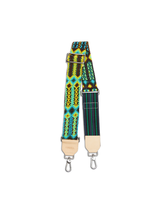 Consuela Bag Strap - Kiwi Woven Crossbody