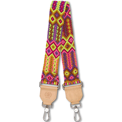 Consuela Bag Strap - Bubbles Wide Woven Shoulder