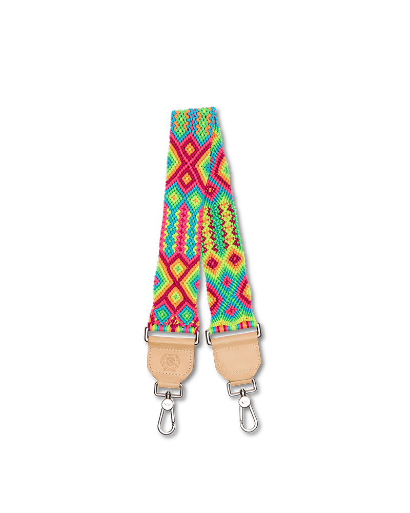 Consuela Bag Strap - Mai Tai Wide Woven Shoulder