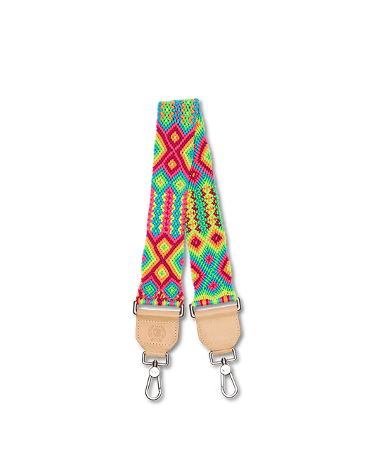 Consuela Bag Strap - Mai Tai Wide Woven Shoulder