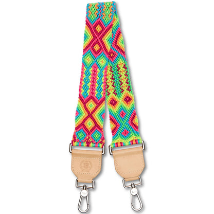 Consuela Bag Strap - Mai Tai Wide Woven Shoulder