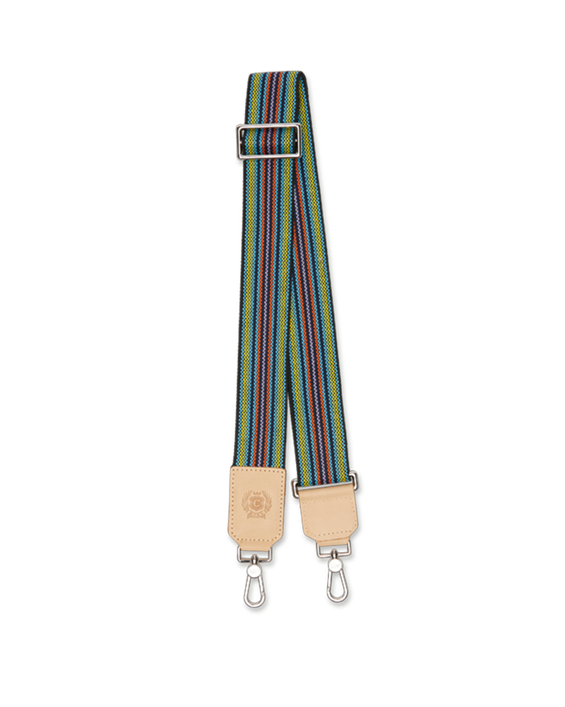 Consuela Black Webbing Crossbody Strap
 – Consuela