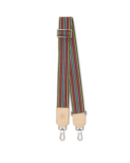 Consuela Grey Webbing Crossbody Strap
 – Consuela