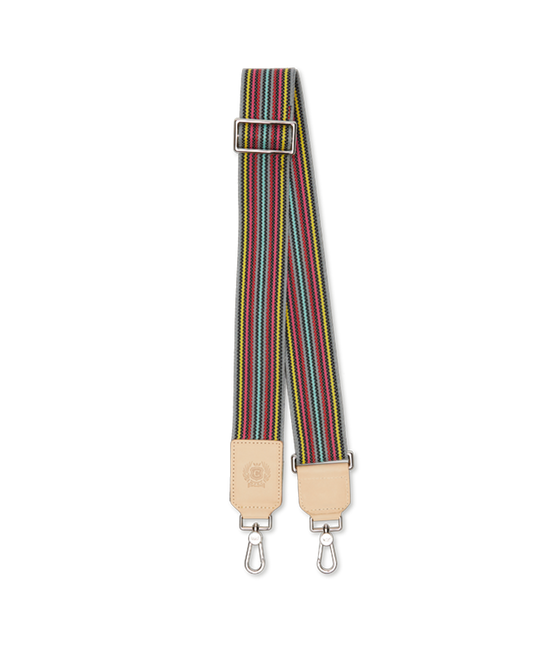 Consuela Grey Webbing Crossbody Strap
 – Consuela