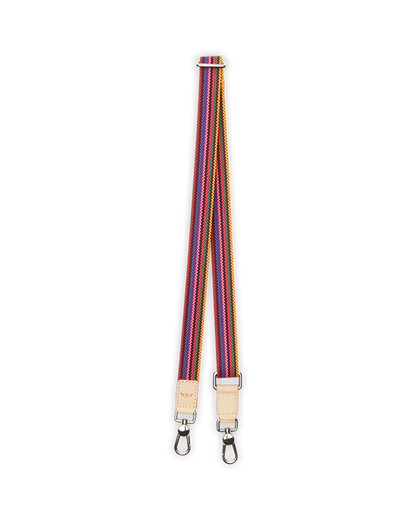 Consuela Pink Slim Webbing Crossbody Strap
 – Consuela