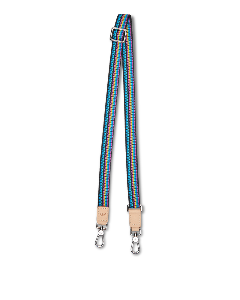 Consuela Bag Strap - Blueberry Slim Webbing Crossbody