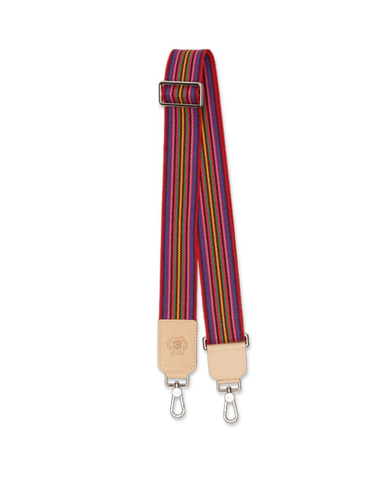 Consuela Pink Webbing Crossbody Strap
 – Consuela