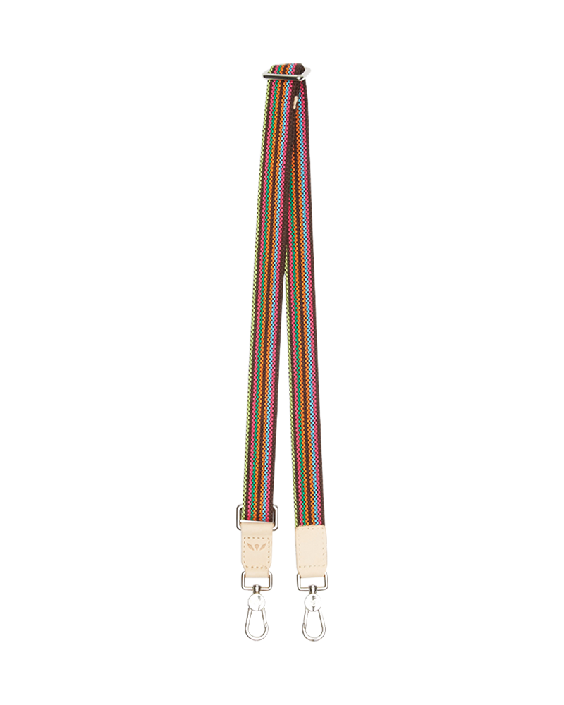 Consuela Brown Slim Webbing Crossbody Strap
 – Consuela