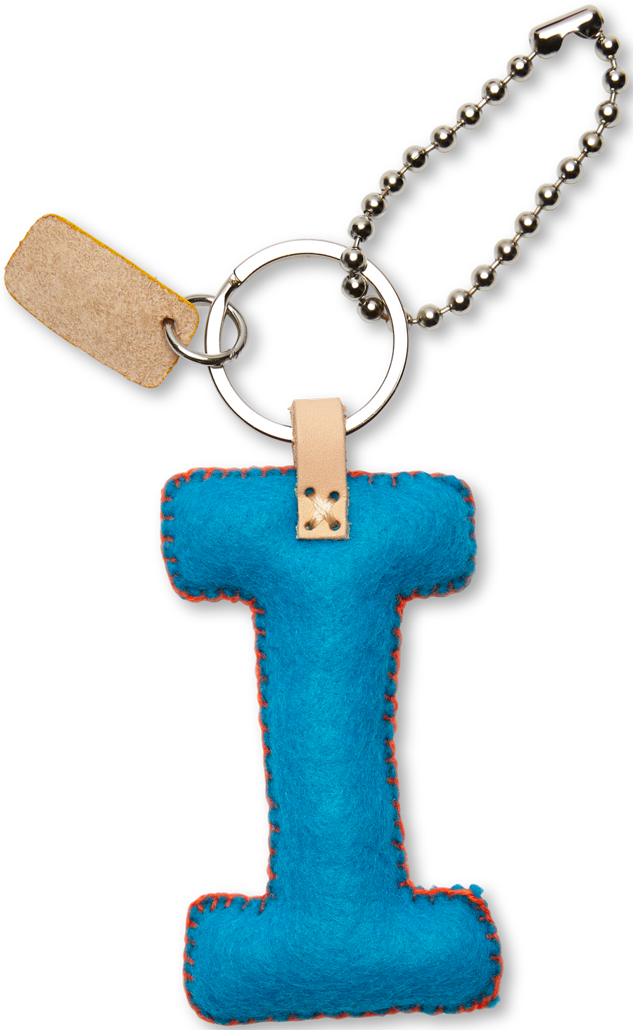 Consuela Bag Charm - Turquoise Felt Alphabet