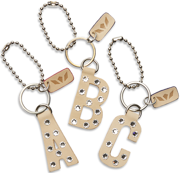 Consuela Bag Charm - Iced Alphabet