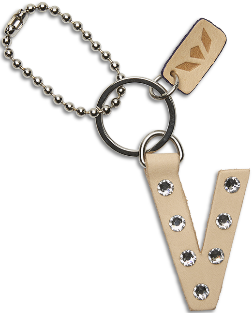 Consuela Bag Charm - Iced Alphabet