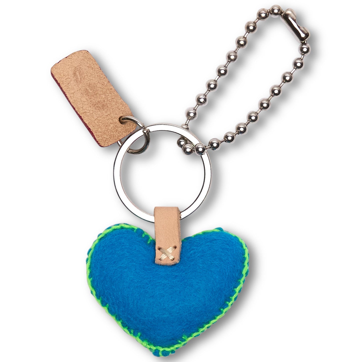 Consuela Bag Charm - Corazon Chico Turquoise