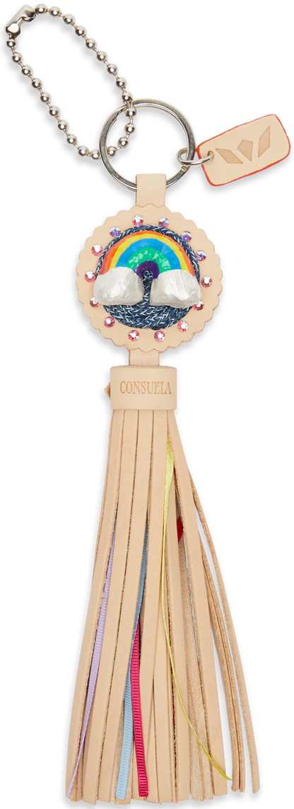 Consuela Bag Charm - Over the Rainbow