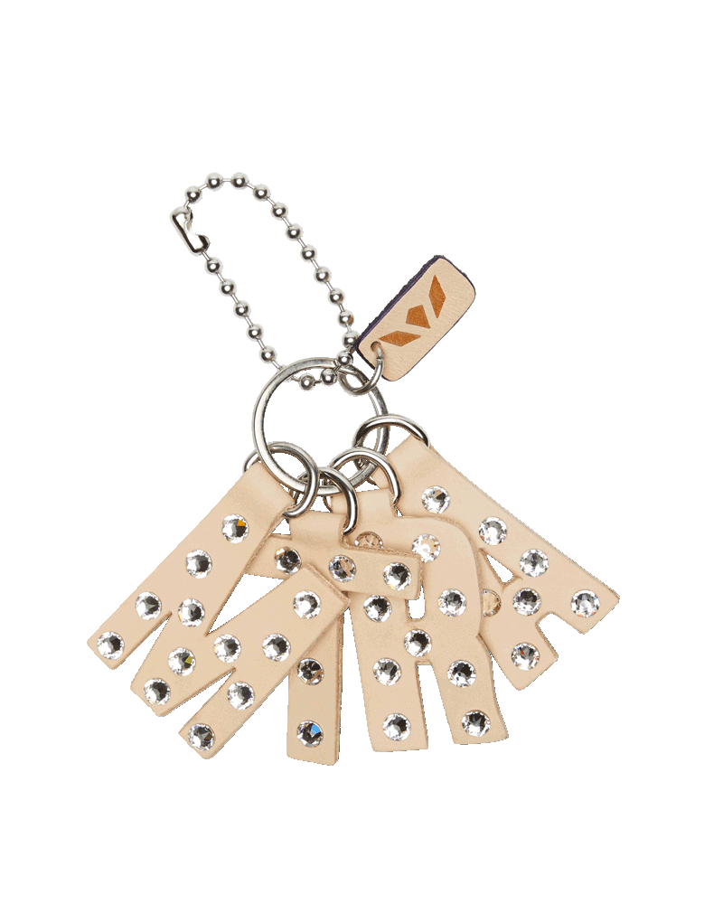 Consuela Bag Charm - Iced MTRA