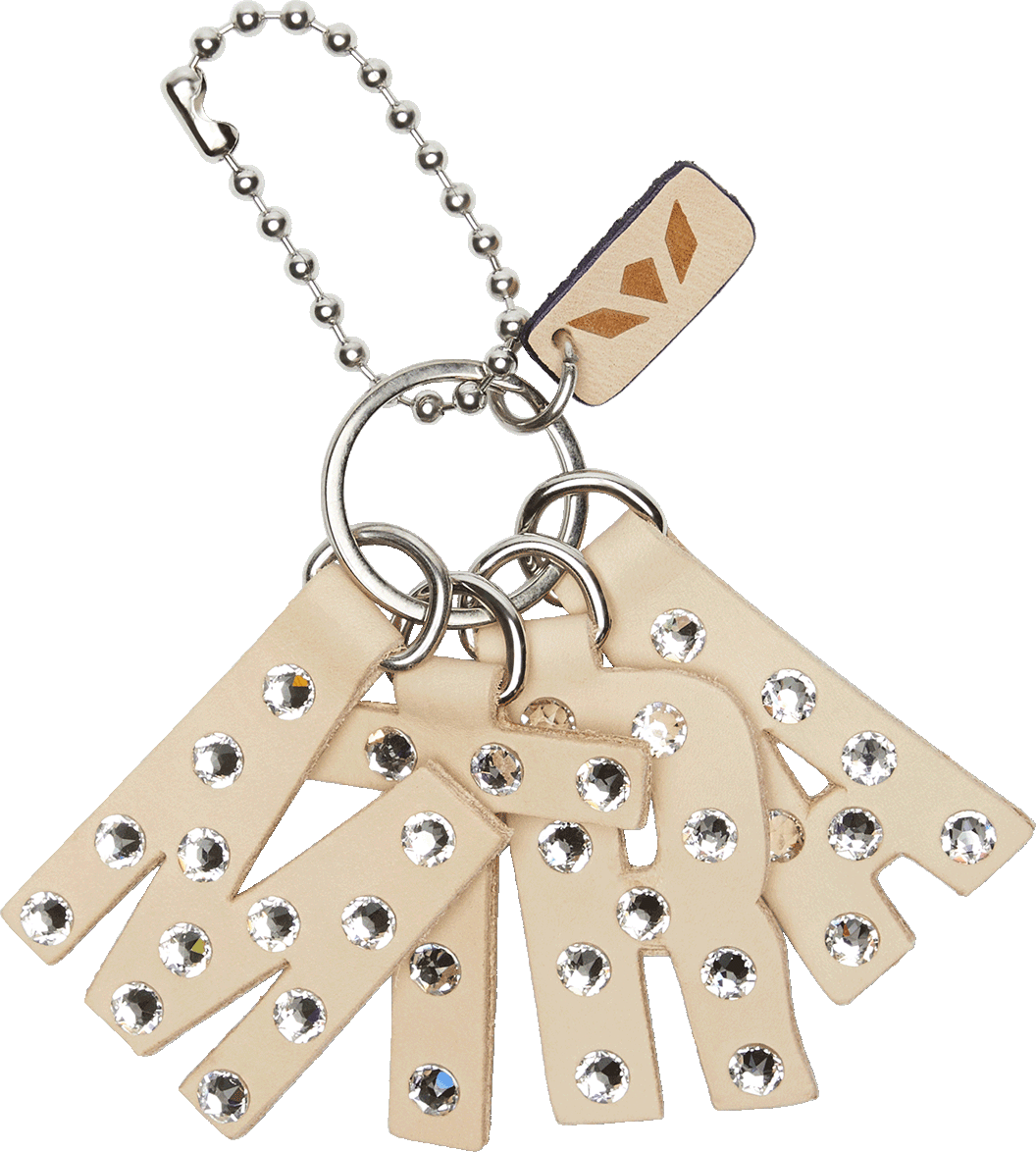Consuela Bag Charm - Iced MTRA