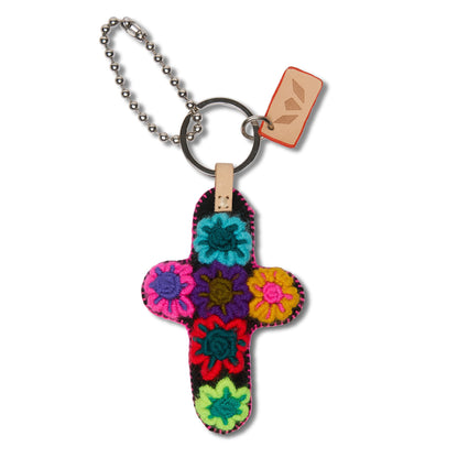 Consuela Felt Margarita Cross Charm
 – Consuela