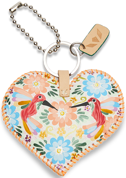 Consuela Bag Charm - Kind Heart