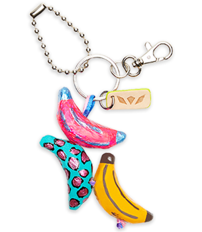 Consuela Bag Charm - Bananas