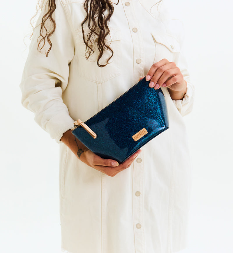 Consuela Cosmetic Case - Blue Large Tool Kit