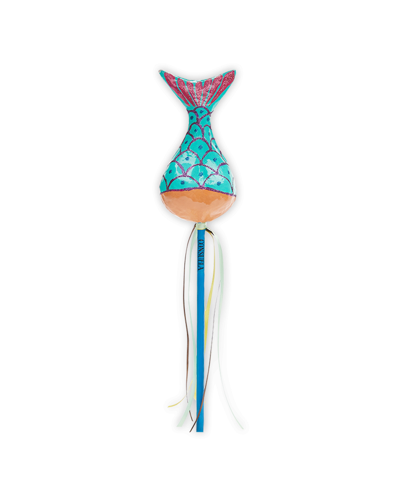 Consuela Gift - Aqua Mermaid Tail Shaker