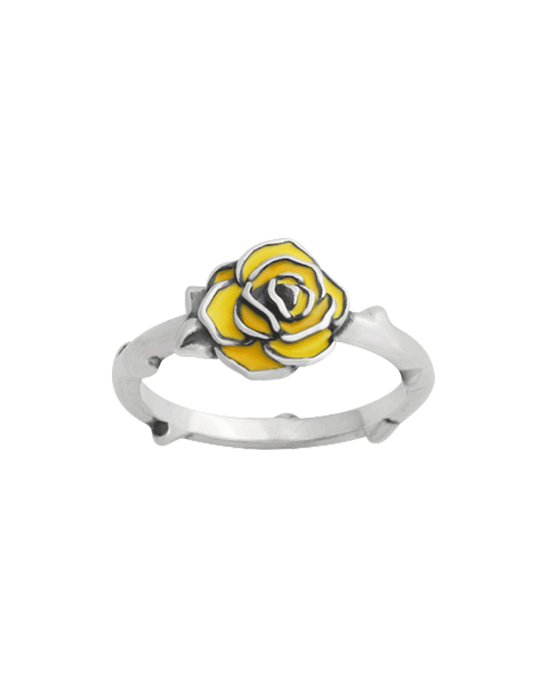 Consuela Enamel Consuela Yellow Rose Ring
