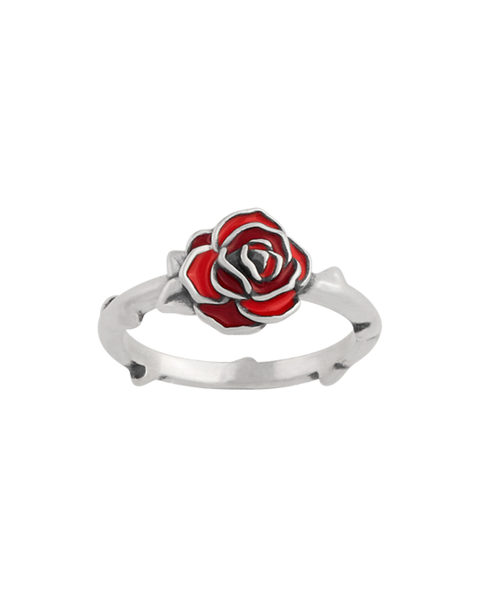 Consuela Enamel Consuela Red Rose Ring