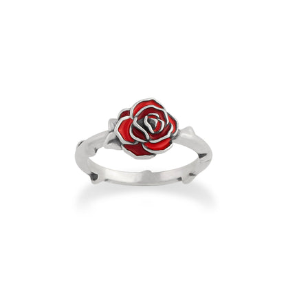 Consuela Enamel Consuela Red Rose Ring