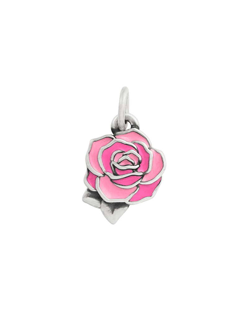 Consuela Enamel Consuela Pink Rose Charm