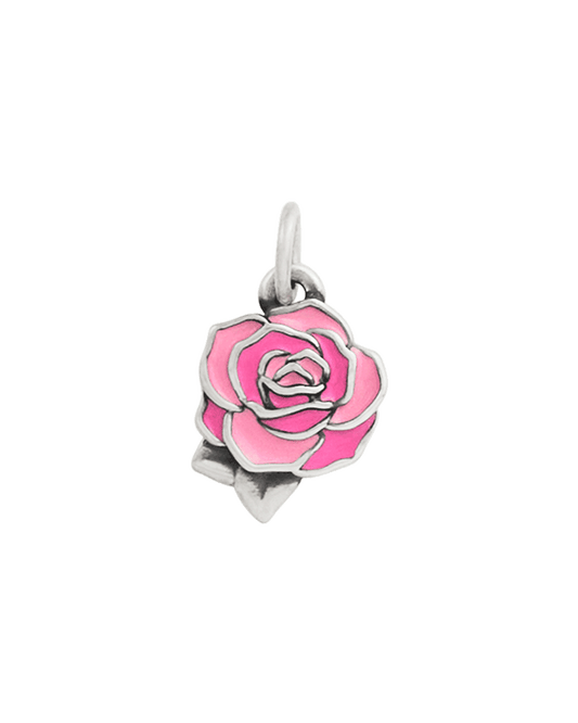 Consuela Enamel Consuela Pink Rose Charm