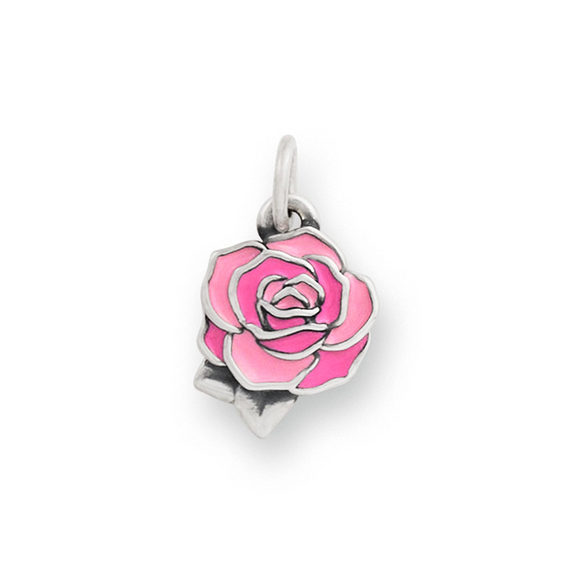 Consuela Enamel Consuela Pink Rose Charm