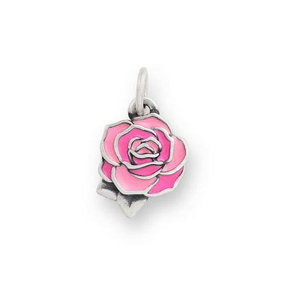 Consuela Enamel Consuela Pink Rose Charm