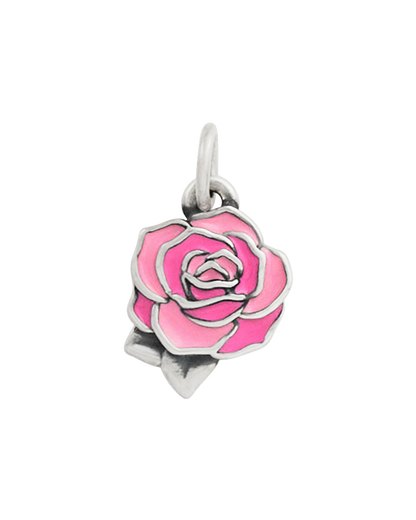 Consuela Enamel Consuela Pink Rose Charm
