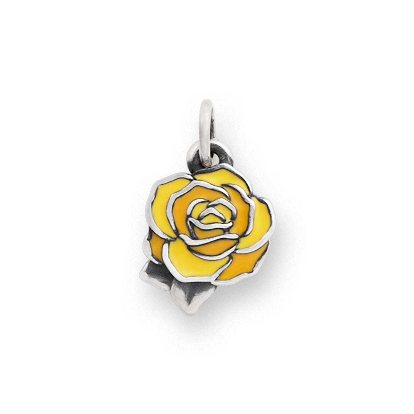 Consuela Enamel Consuela Yellow Rose Charm