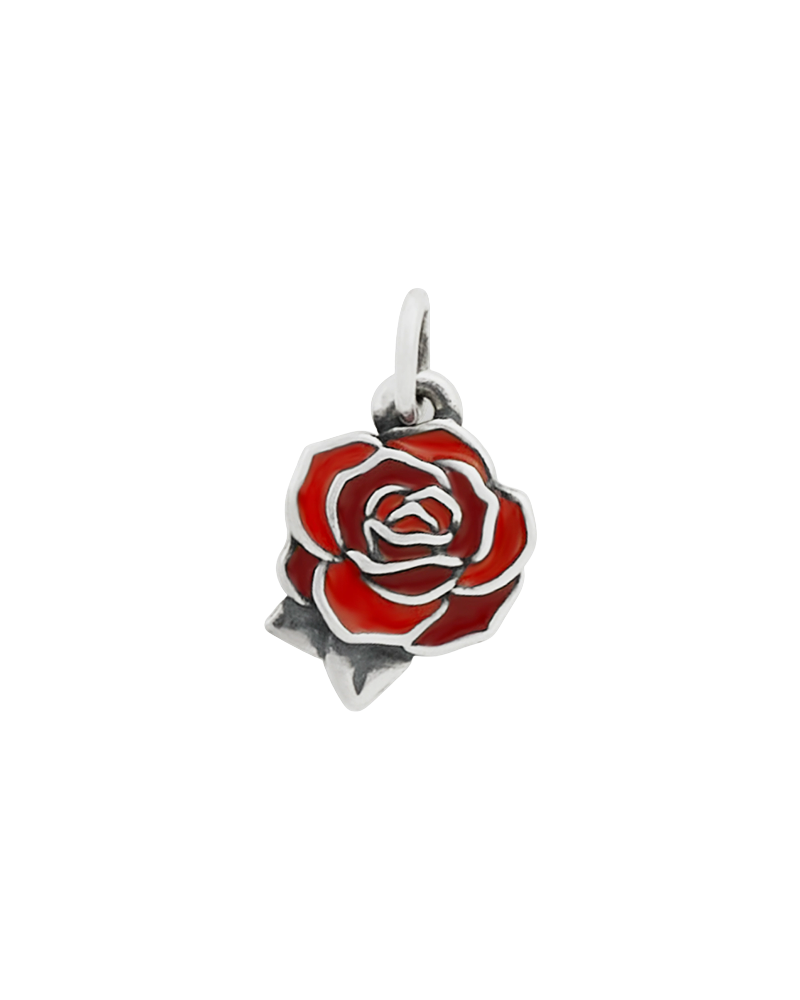 Consuela Enamel Consuela Red Rose Charm